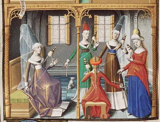 Image result for women distaf medieval