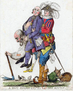 Image result for the three estates in pre-revolutionary france cartoon