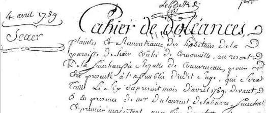Image result for cahier de dol�ances
